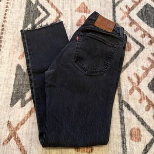 Levi's Men's Black Straight Jeans